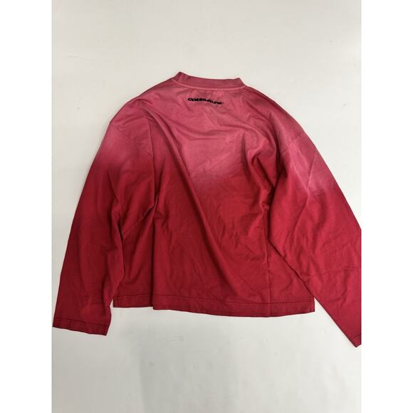 Cold Culture Men’s Crossed Script Long Sleeve Red Large - Picture 3 of 7